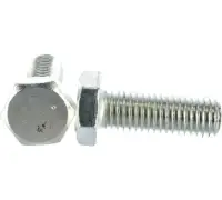Болт шестигранный М8x140 оцинкованный полная резьба пр. 5,8